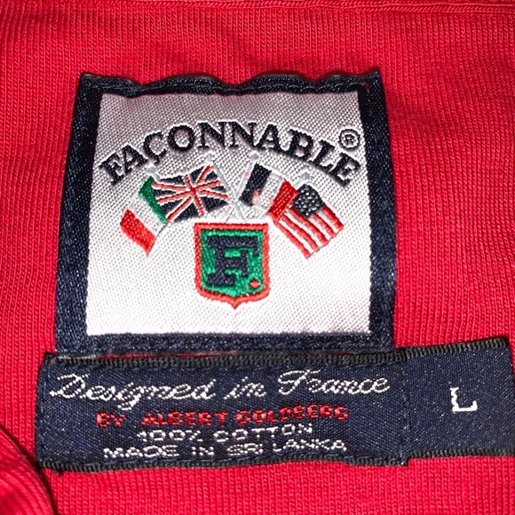 Falconnable Polo Shirt Sz L - Picture 4 of 4